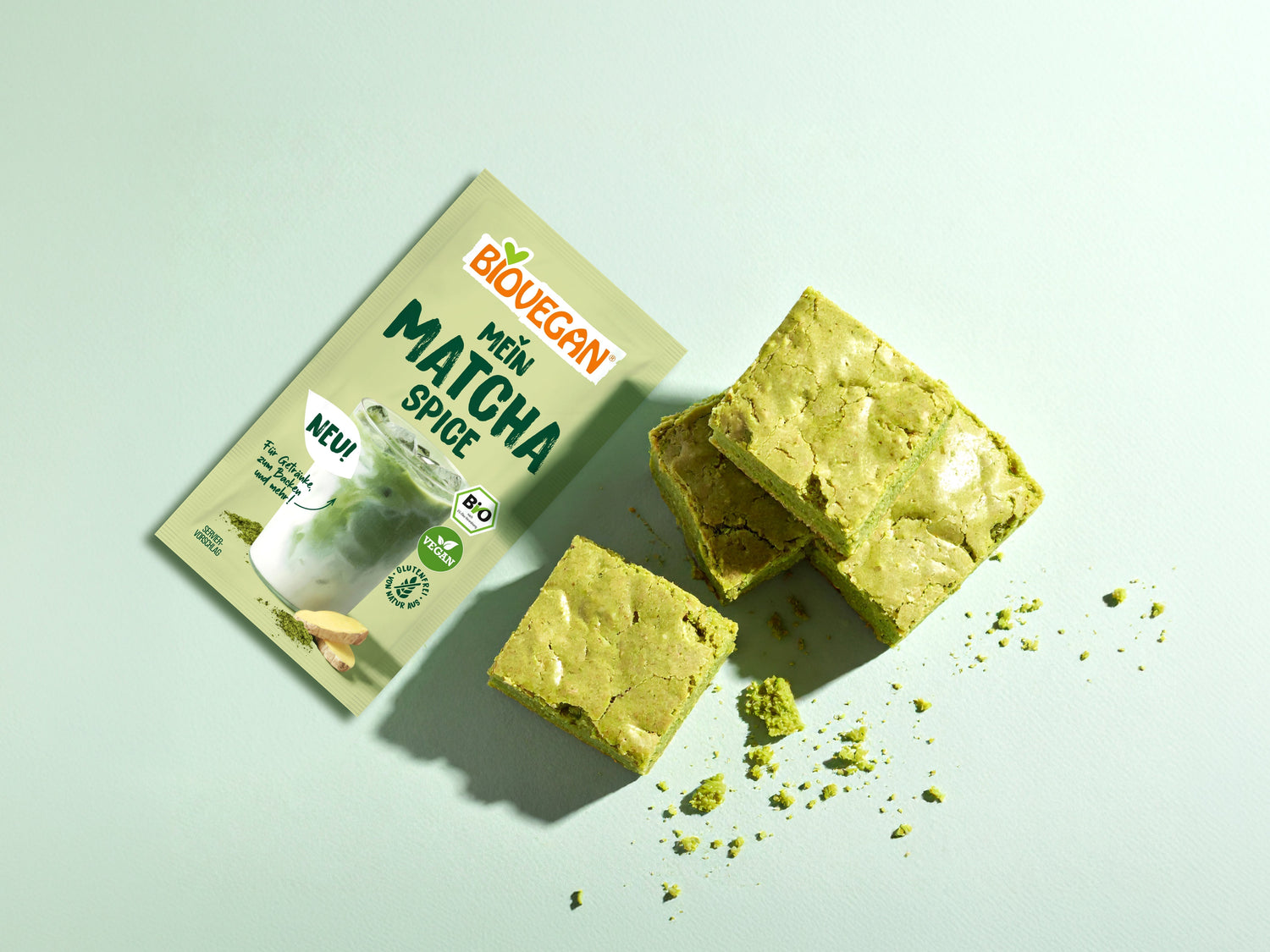 Matcha Spice Blondies
