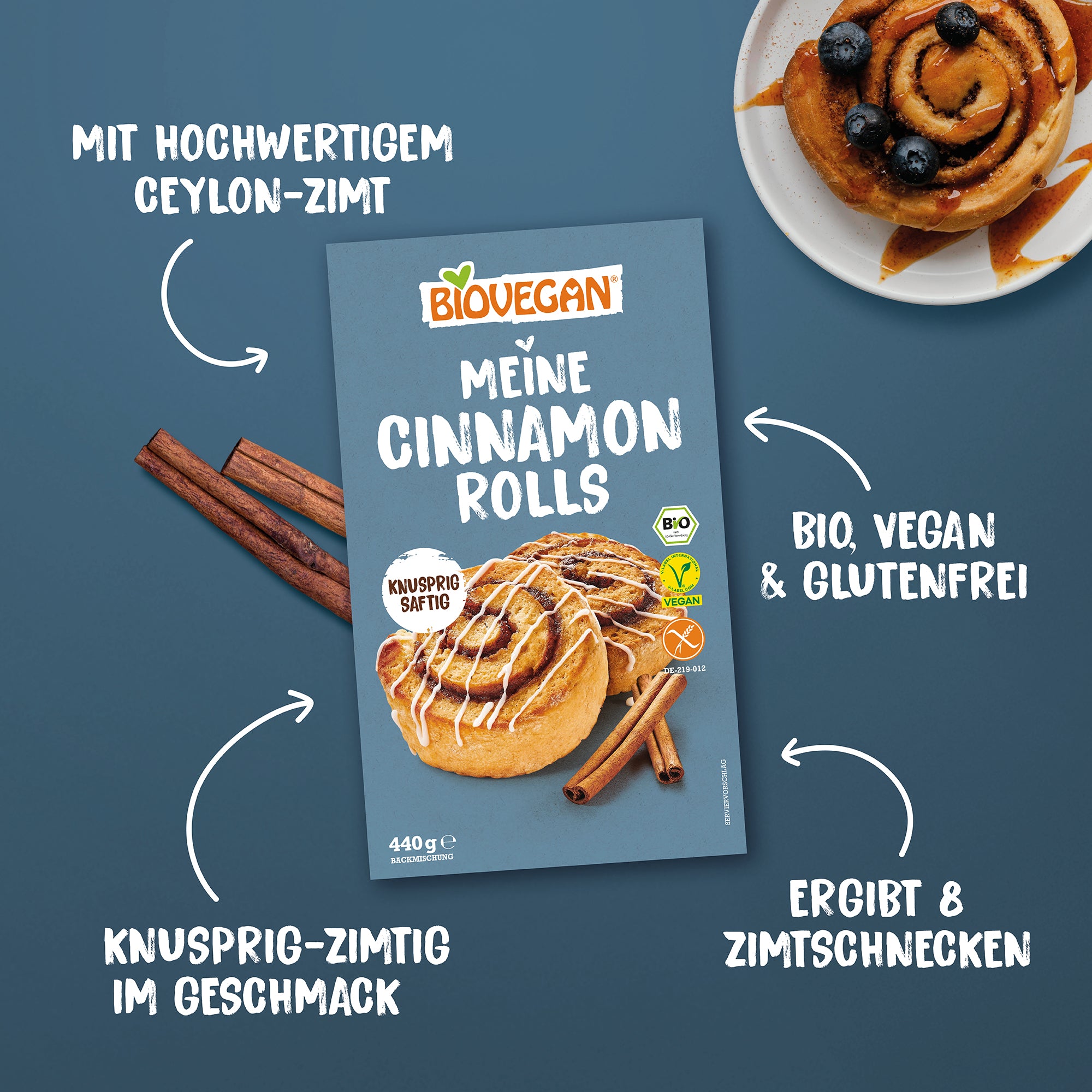 Cinnamon Rolls Backmischung