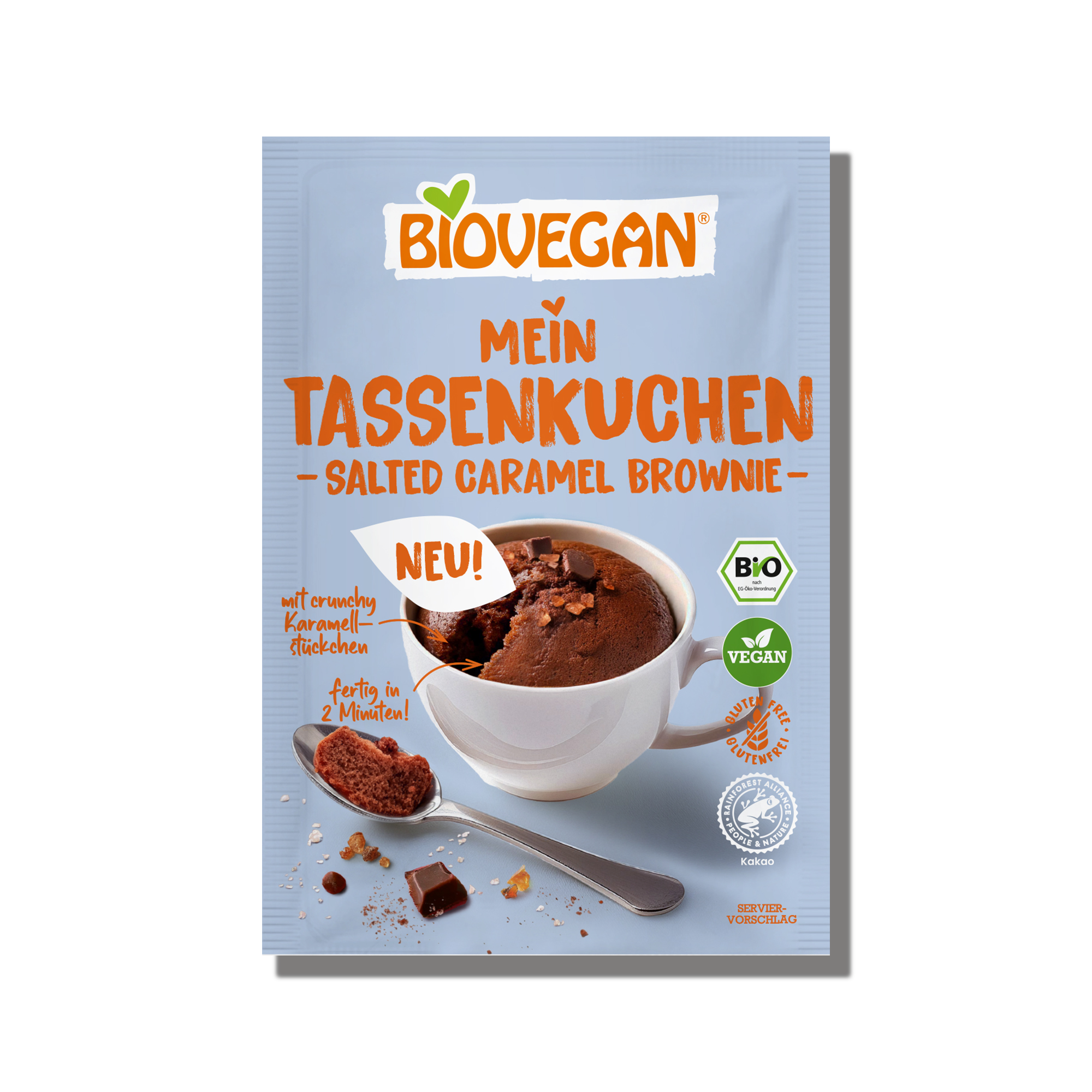 Tassenkuchen – Salted Caramel Brownie