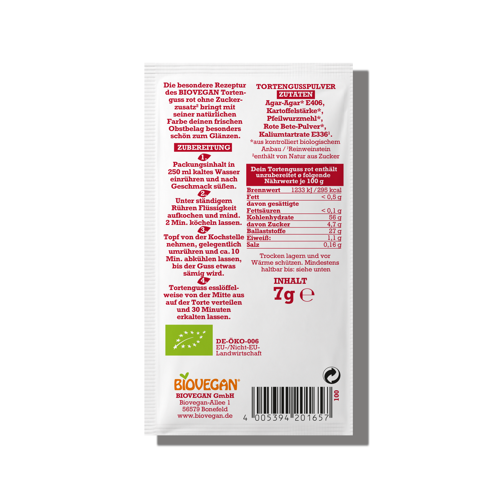 Tortenguss rot