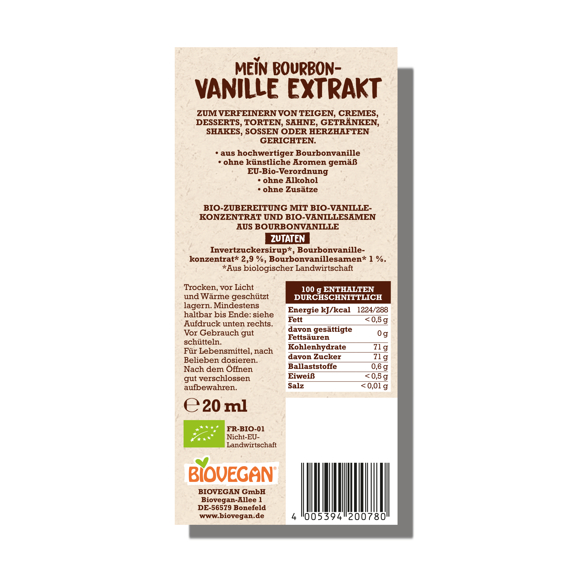 Bourbon-Vanille Extrakt