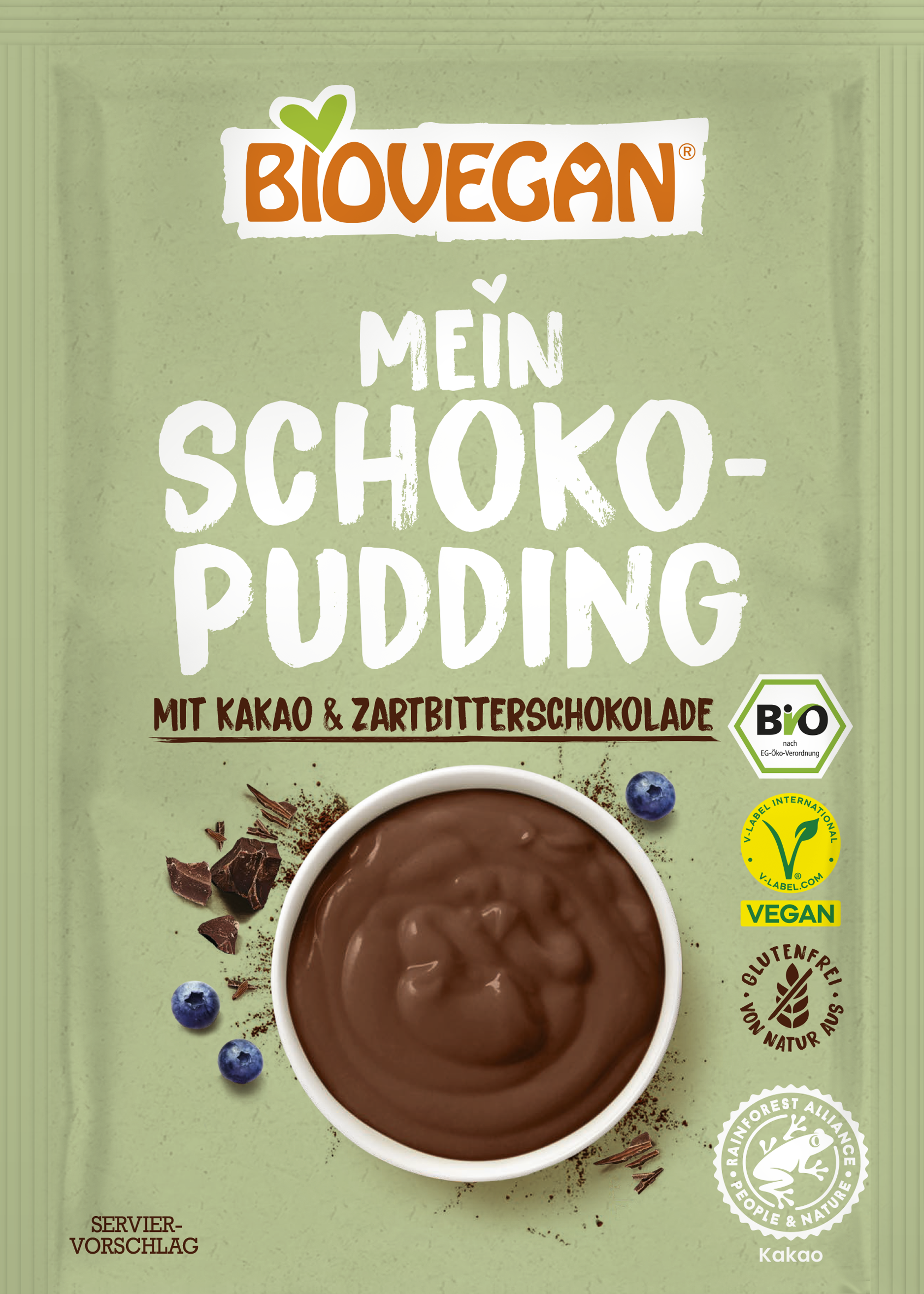Schoko Pudding mit Kokosblütenzucker
