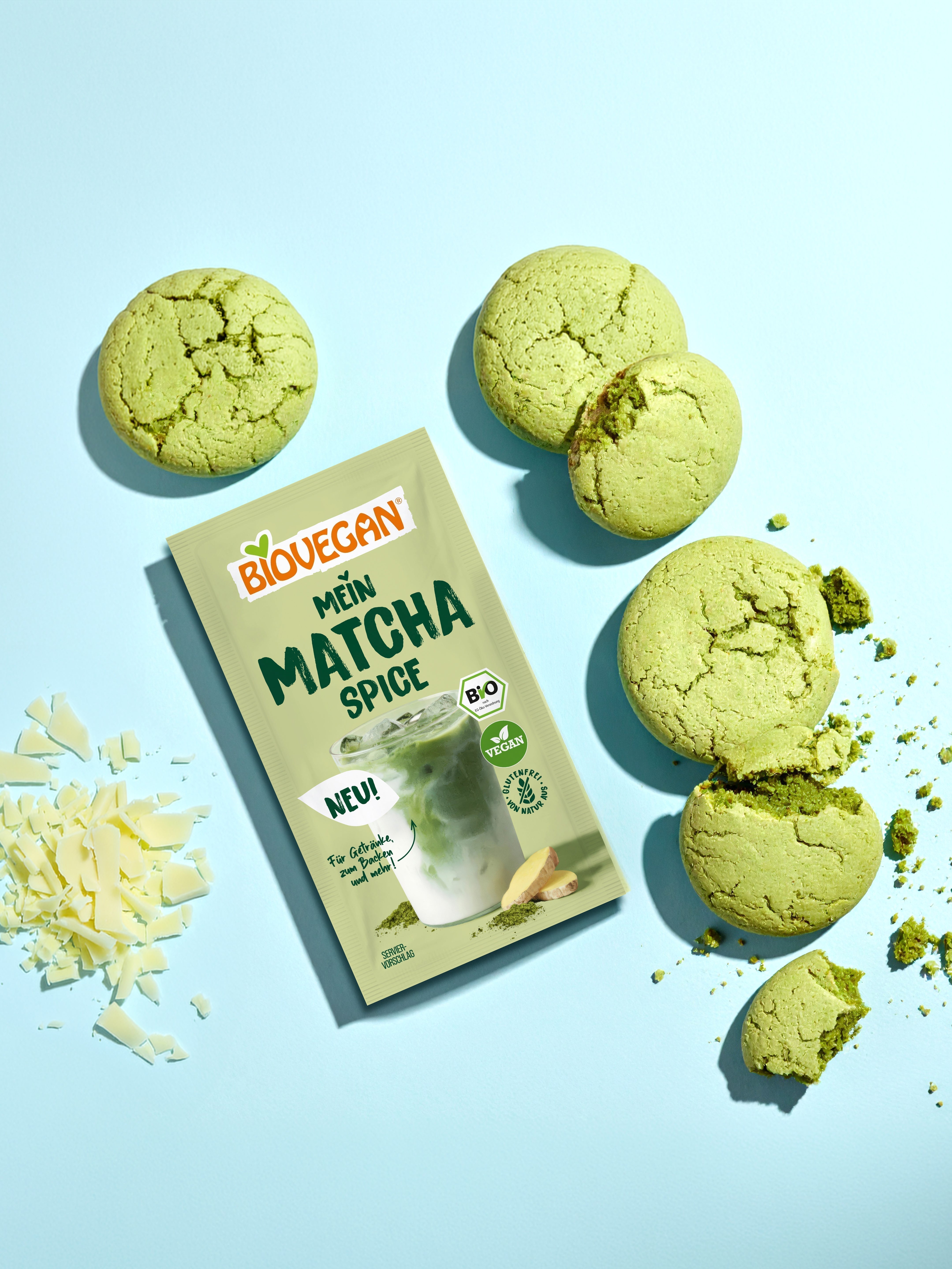 Matcha Spice Cookies