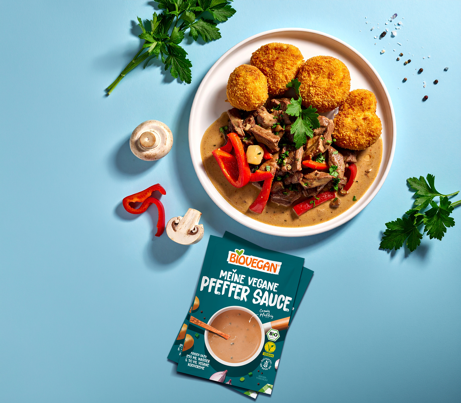 Veganes Stroganoff