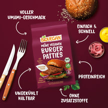 Vegane Burger Patties
