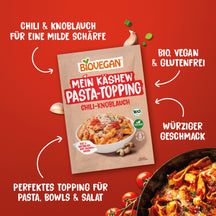 Käshew Pasta-Topping – Chili-Knoblauch