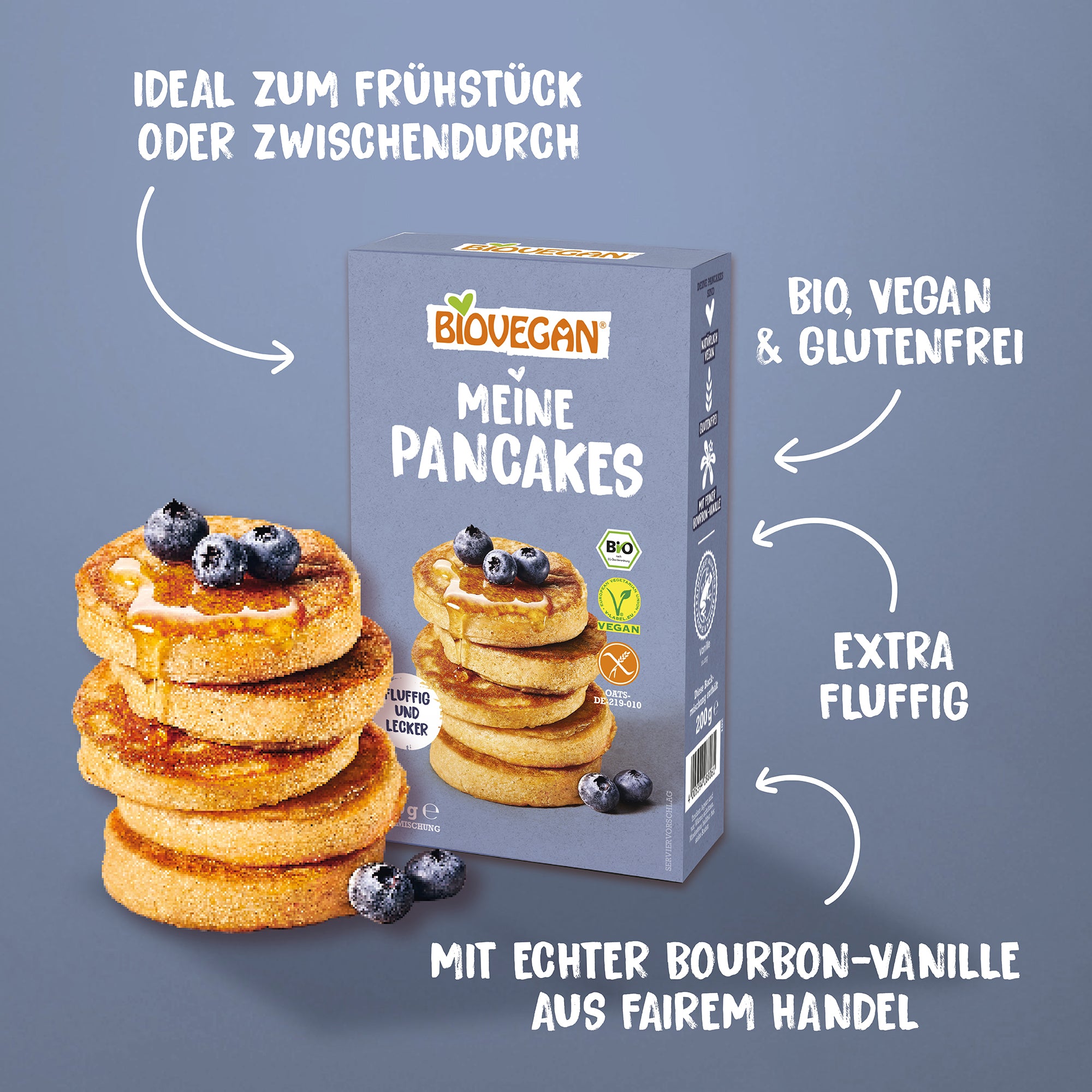 Pancakes Backmischung