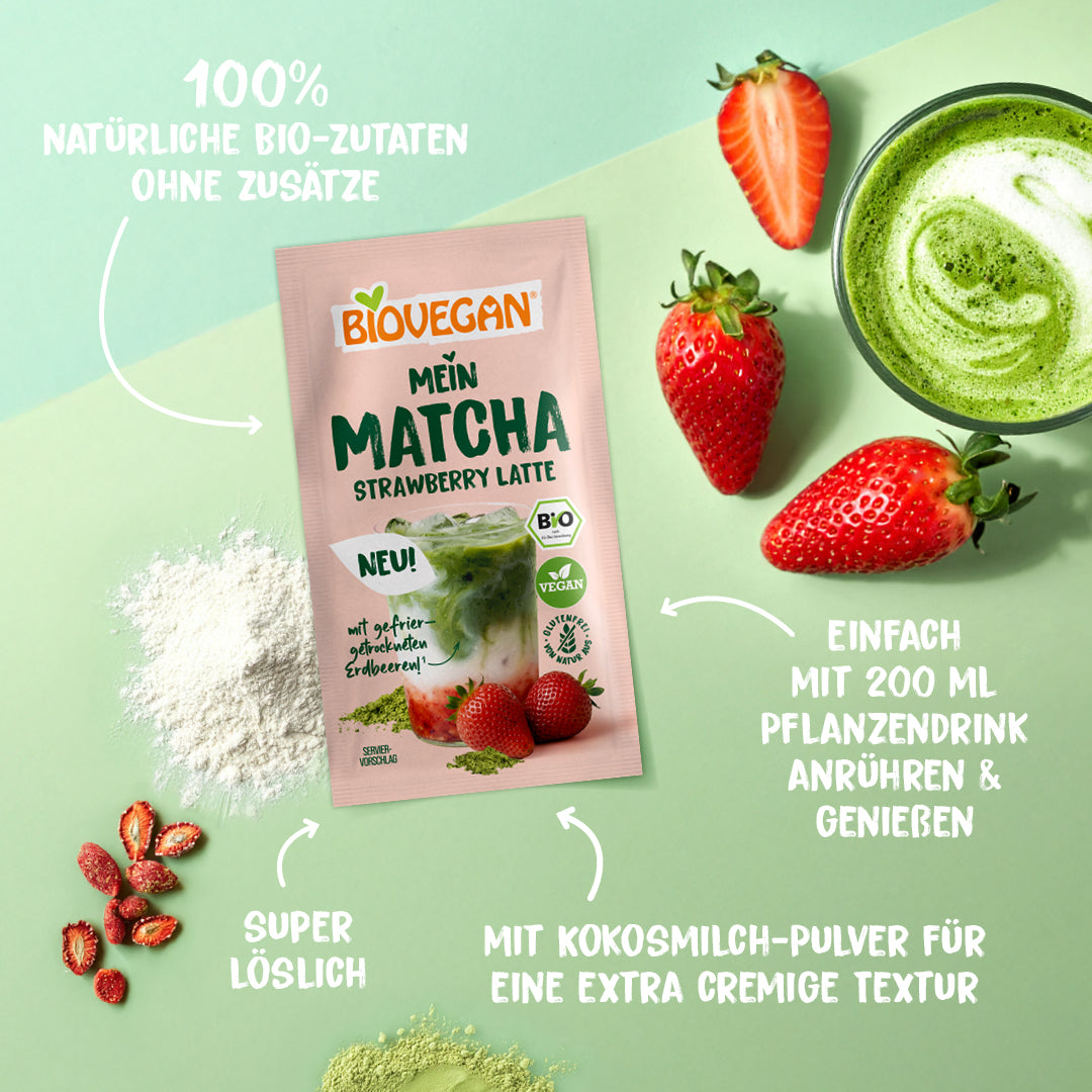 Matcha Strawberry Latte