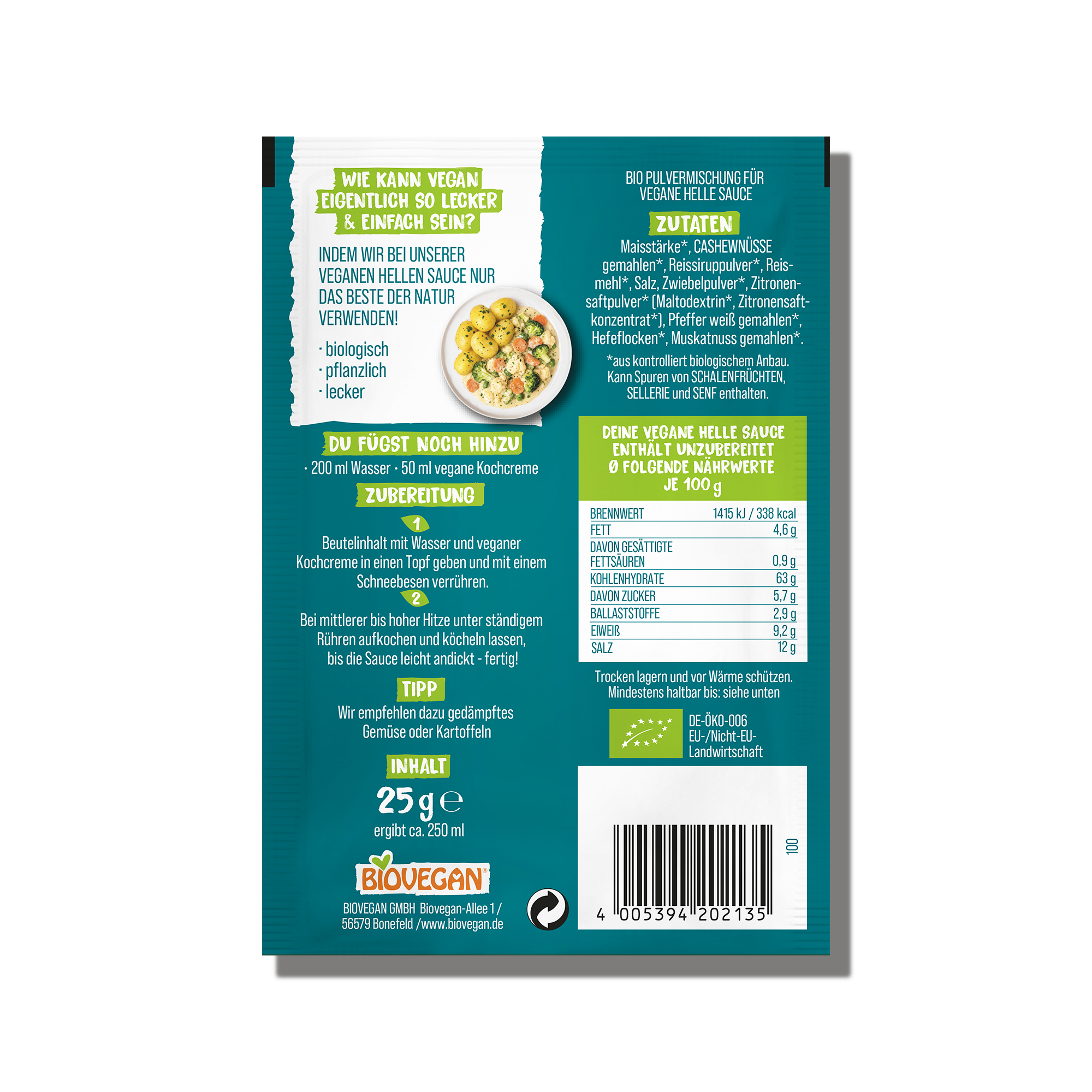 Vegane helle Sauce