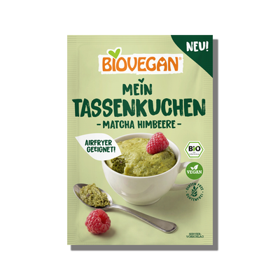 Tassenkuchen - Matcha Himbeere