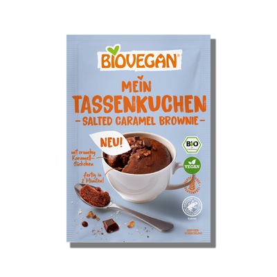 Tassenkuchen – Salted Caramel Brownie