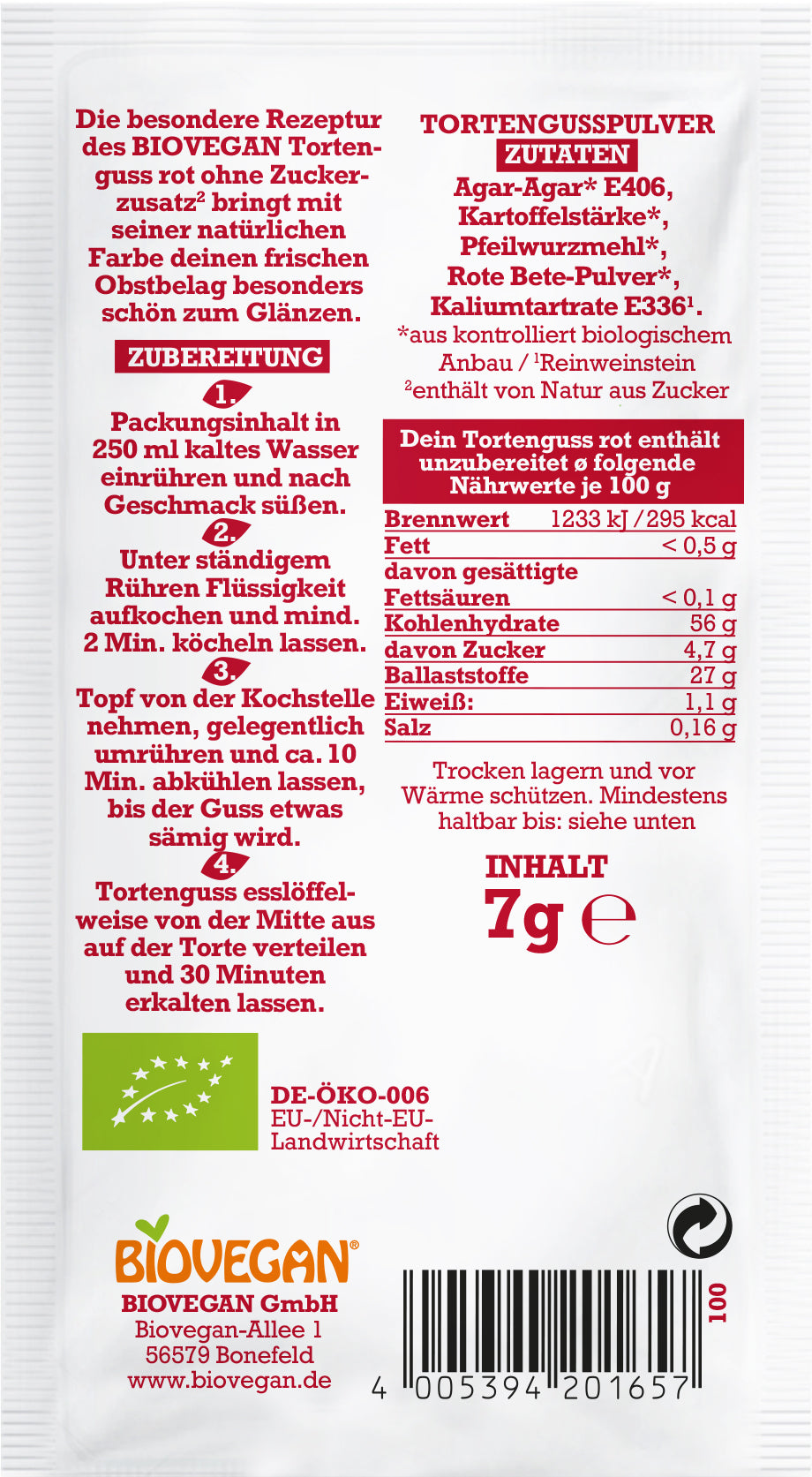Tortenguss rot