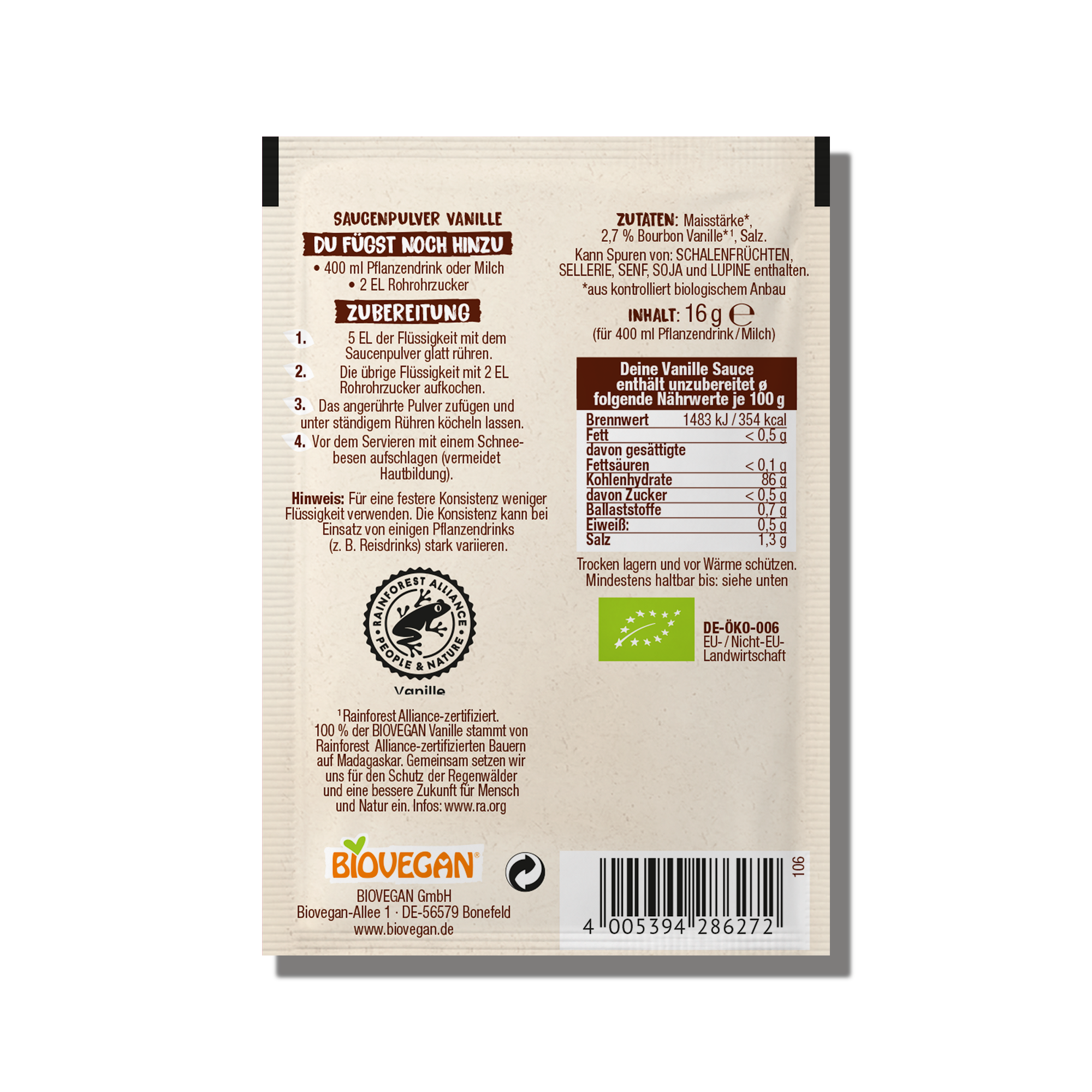 Bourbon-Vanille Sauce