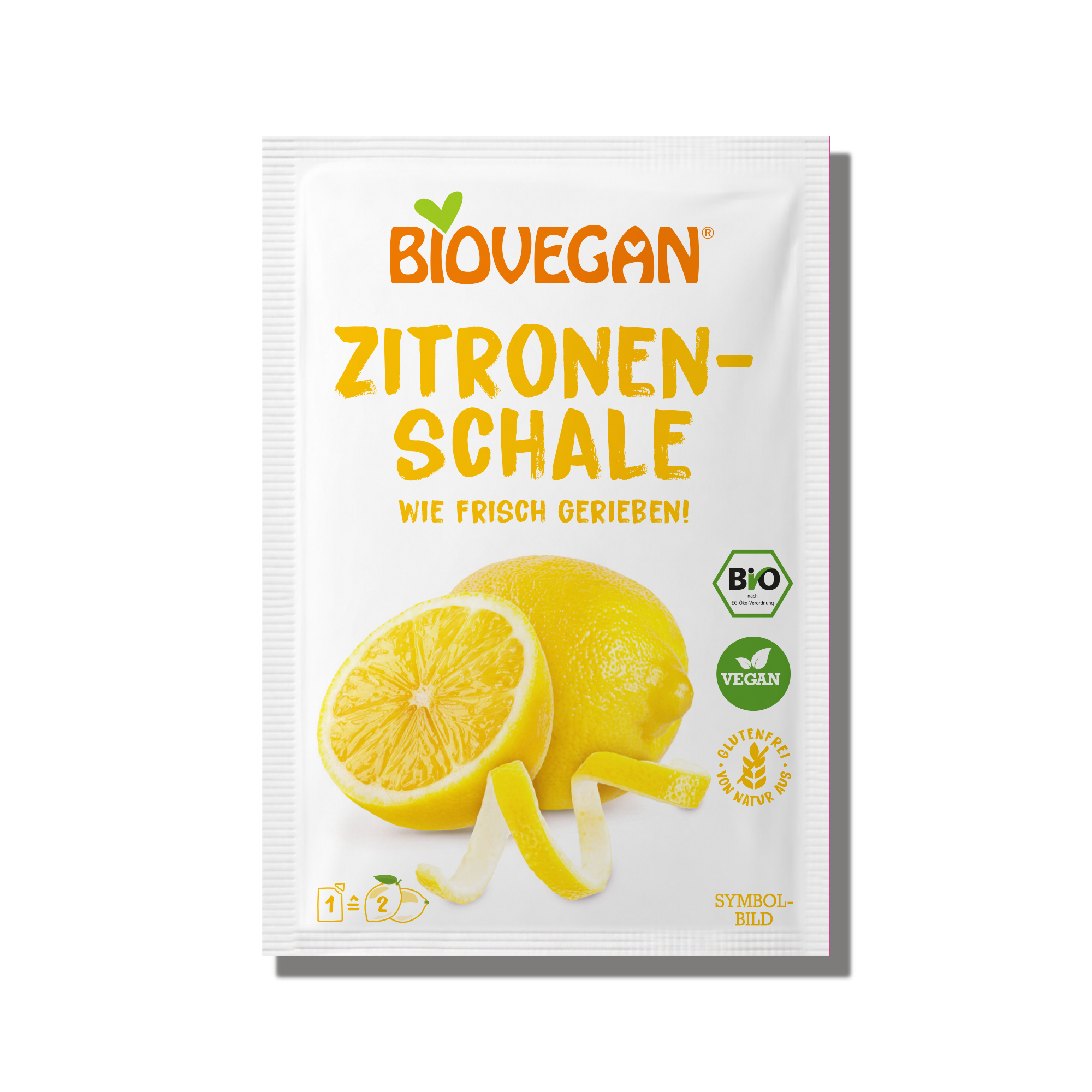 Zitronenschale gerieben