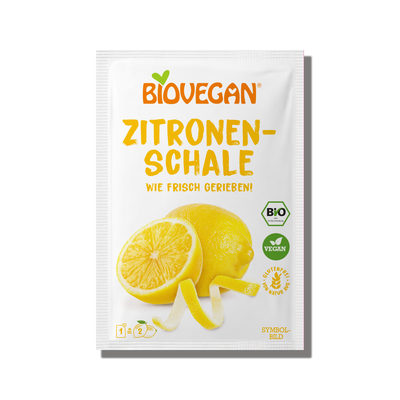 Zitronenschale gerieben