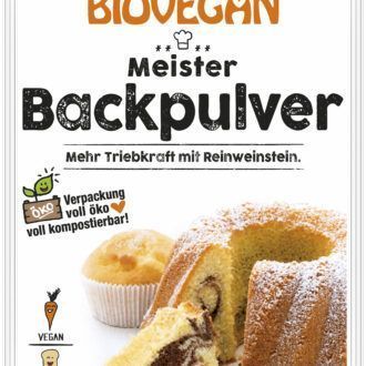 Verpackung Meister Backpulver mit Reinweinstein
